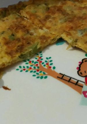 Foto resep Telur dadar sayur (mpasi 9m)