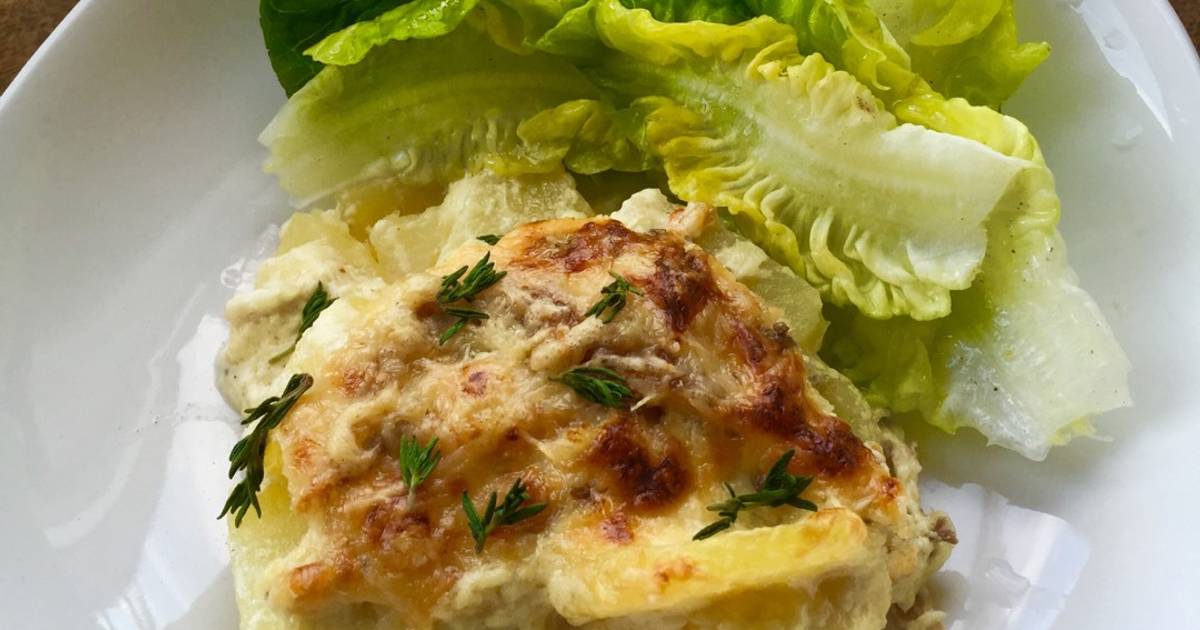 Cheesy Smoked Mackerel Gratin Recipe by Yulandhika - Cookpad