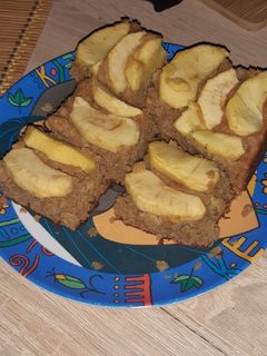 Almás-zabpelyhes süti recept fotója