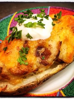 A picture of Twice Baked Potatoes.