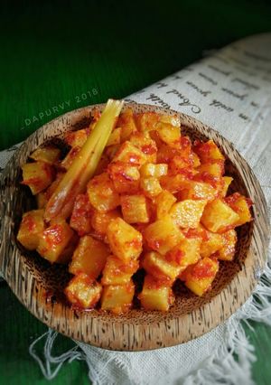Foto resep SAMBAL GORENG KENTANG Simple #seninsemangat