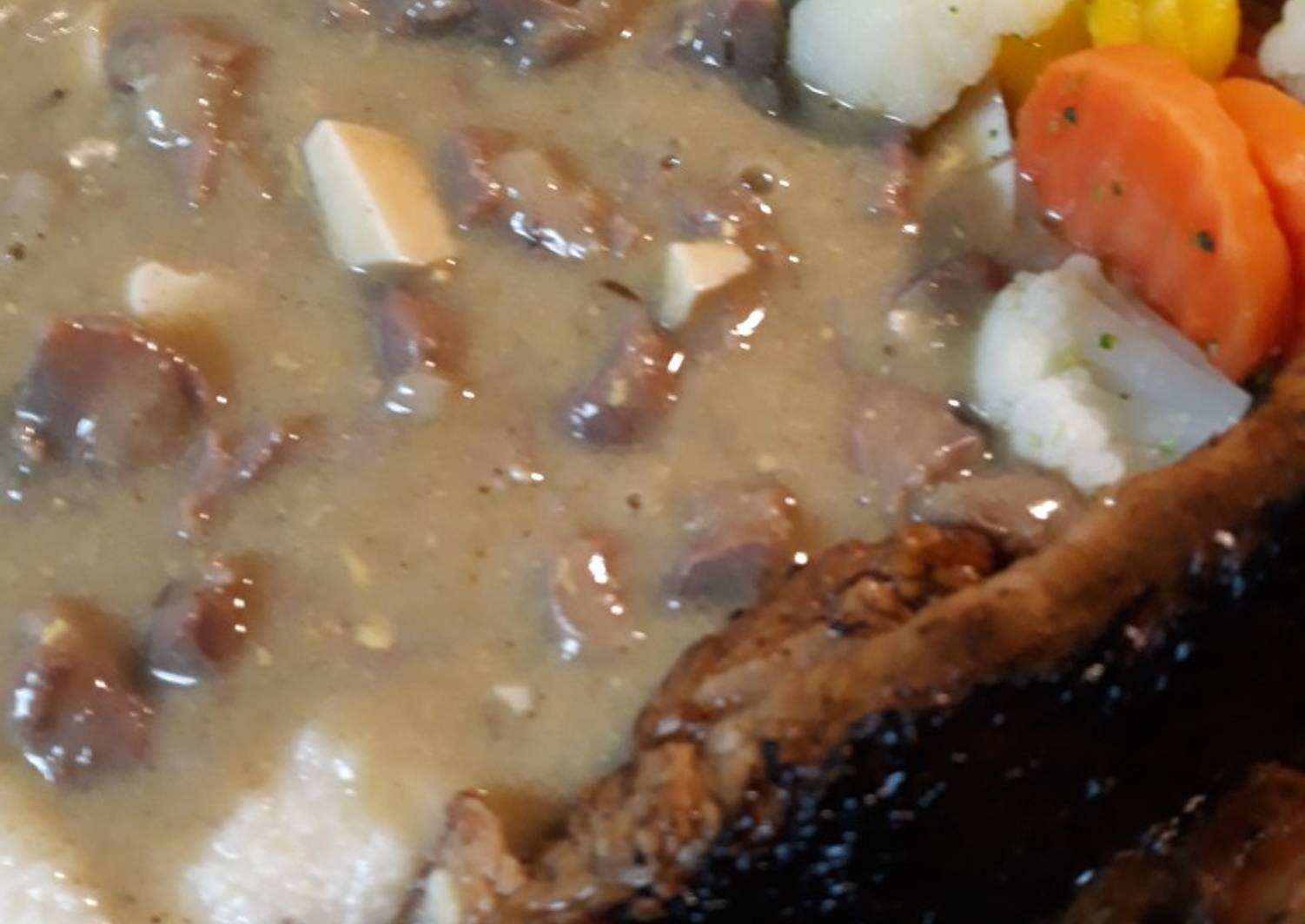 Grits and Gravy Recipe by skunkmonkey101 Cookpad