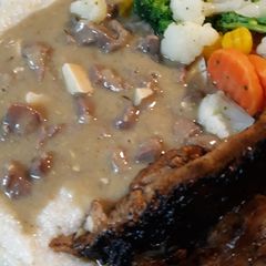 A picture of Grits and Gravy.