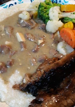 A picture of Grits and Gravy.