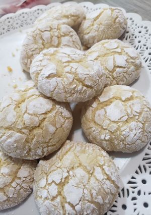 Una foto de Galletitas craqueladas de limón 🍋