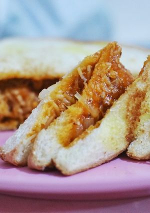 Foto resep Sandwich saos bolognese