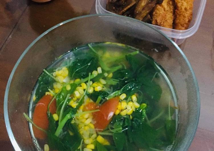 Resep Sayur Bening Bayam Anti Gagal