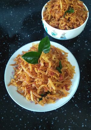 Foto resep Kering Kentang Mustofa, kriyuk pedas manis
