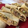 Fajitas rellenas de champiñón, aguacate, queso vegano y tomate 🍄 🥑🧀🍅
