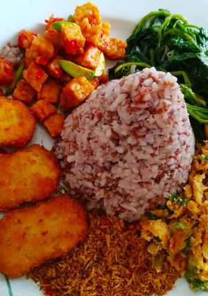 Foto resep Nasi liwet beras merah