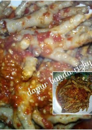 Foto resep Ceker pedas menggelegar