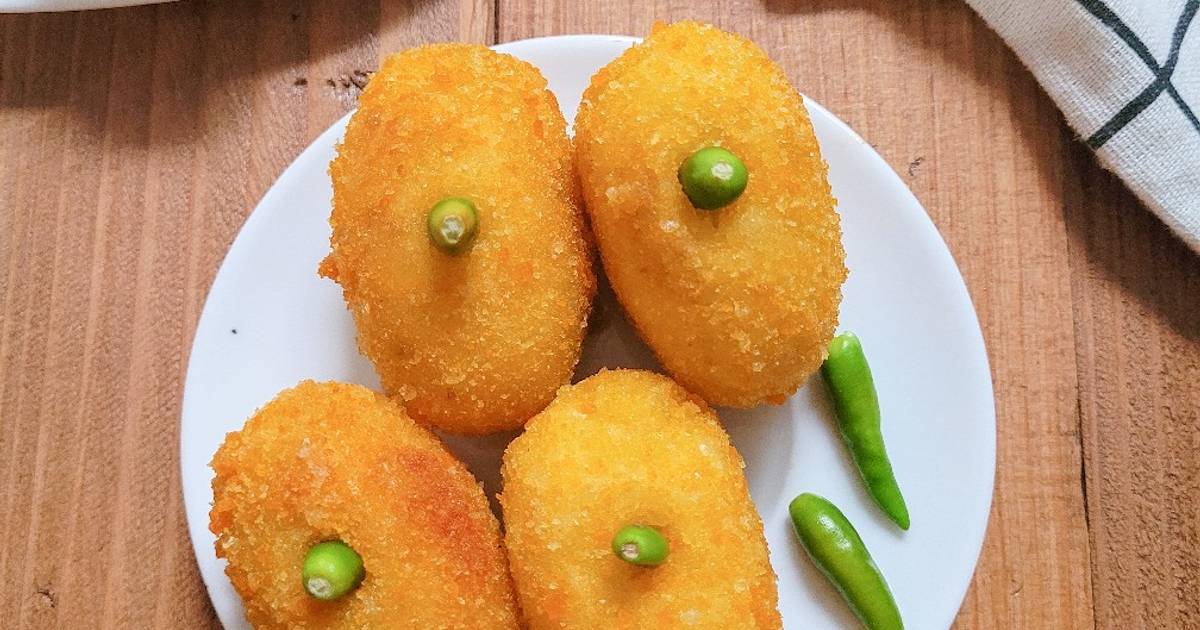 Resep Kroket Kentang Isi Ayam Oleh Safs Oemar Ana Cookpad