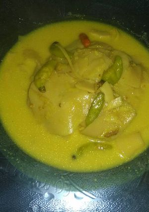 Foto resep Rebung ebi kuah gurih