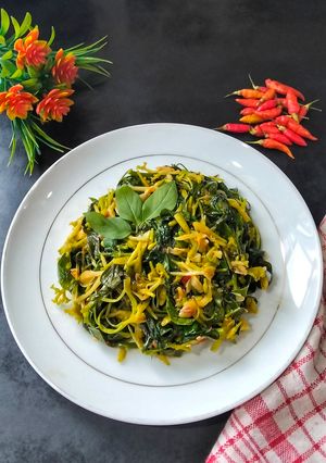 Foto resep Tumis Kangkung Bunga Pepaya