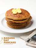 Banana Oatmeal Pancake | Pancake Pisang Oat | Pancake Sehat