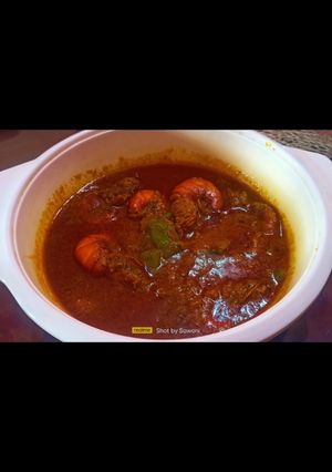 A picture of Shorshe Chingri (Mustard Prawn).