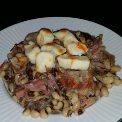 A picture of Brad's black eyed peas.