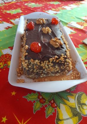 Una foto de Turrón navideño