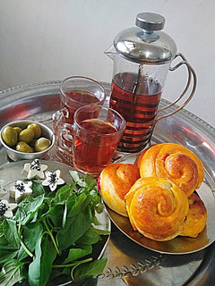 عکسی از دستور نان شیرین عصرونه