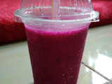 Smoothies buah Naga mix pisang