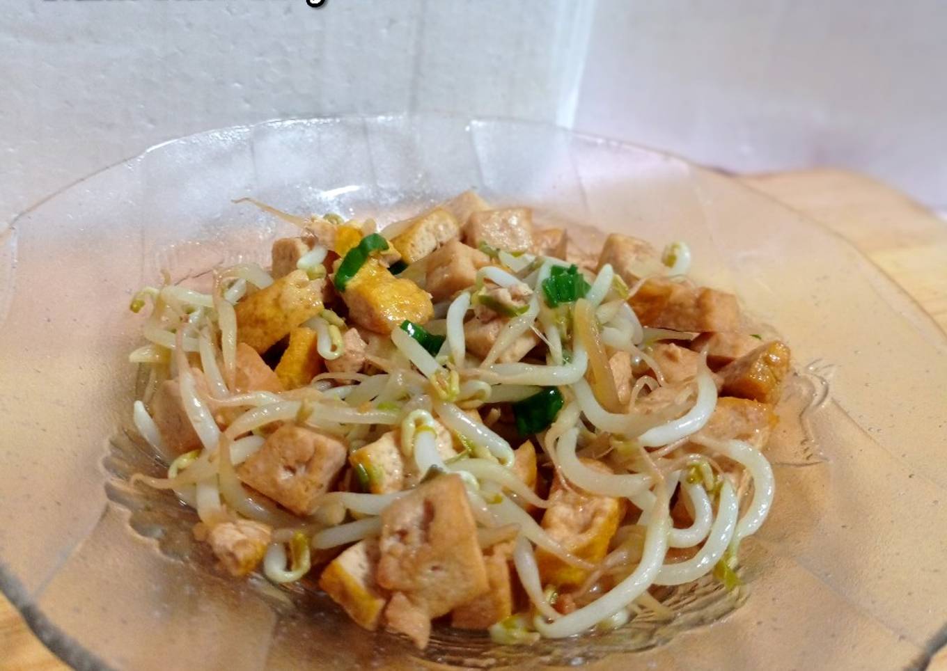 Tumis Tahu Taoge Saus Tiram