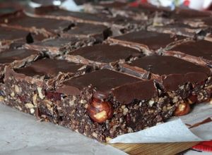 Una foto de Tiffin de chocolate