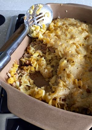 A picture of Great Nan's Pasta Bake.