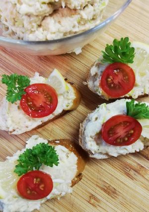 Tojásos füstölt pisztráng pástétom recept fotója