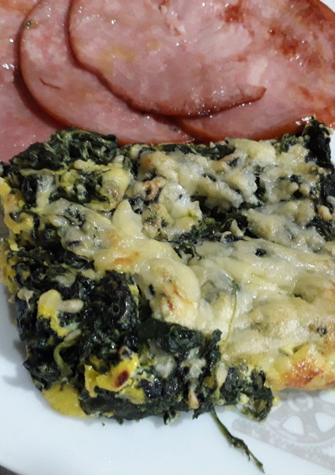 Una foto de Espinacas gratinadas con queso