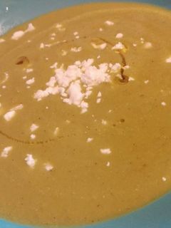 Foto di Crema di piselli e feta greca