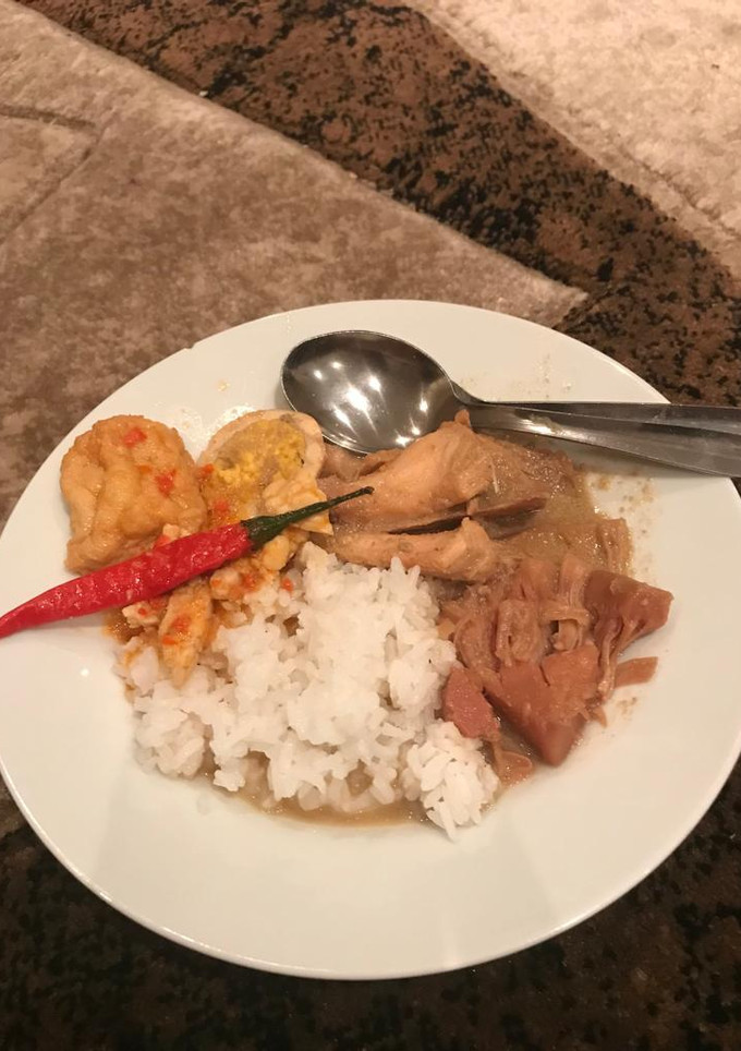 Foto resep Gudeg Basah Jogja ala Inggris