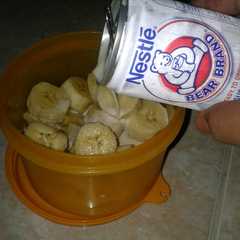 Pisang susu bear brand রেসিপির প্রধান ছবি