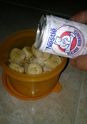 Foto resep Pisang susu bear brand
