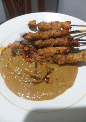 Foto resep Sate ayam 🍢🍢🍢