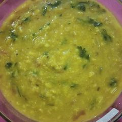 A picture of Yellow dal.