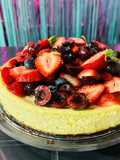 New York Cheesecake con frutas frescas