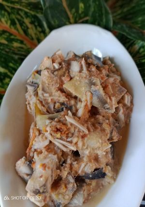 Foto resep Jantung pisang bumbu kacang (Pecelan jantung pisang)