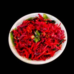 A picture of Beetroot Curry or Sabzi.