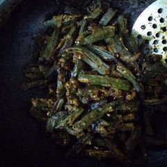 A picture of Bharwa Bhindi.