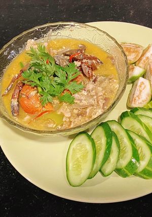 รูปของ ปูเค็มหลน หมูสับทรงเครื่อง