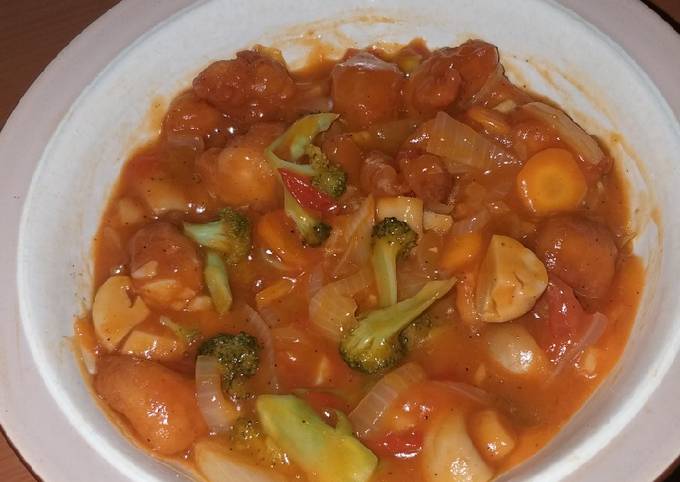 Bagaimana Menyiapkan Ayam Goreng Tepung Saos Asam Manis Anti Gagal