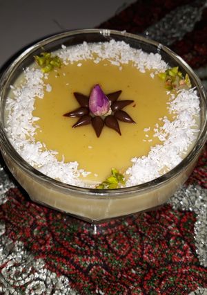 عکسی از دستور فرنی نخودچی