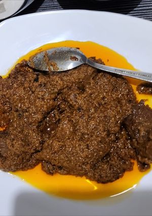 Foto resep Rendang daging bumbu khas Minang 3 bahan