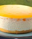 Kókuszos barackos torta (cukormentes)