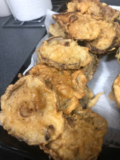 Una foto de Setas Shiitake fritas