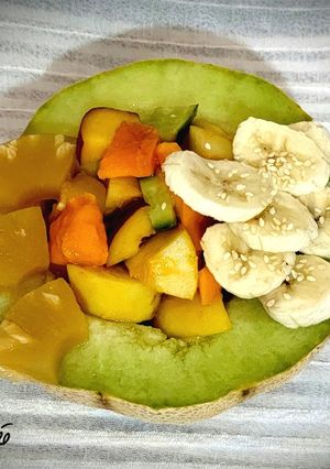 عکسی از دستور سلاد میوه
