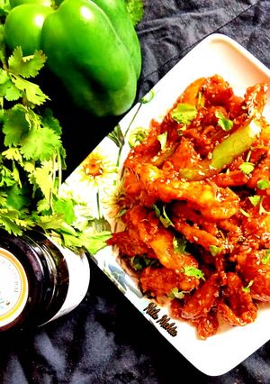A picture of Honey Chili Potato.