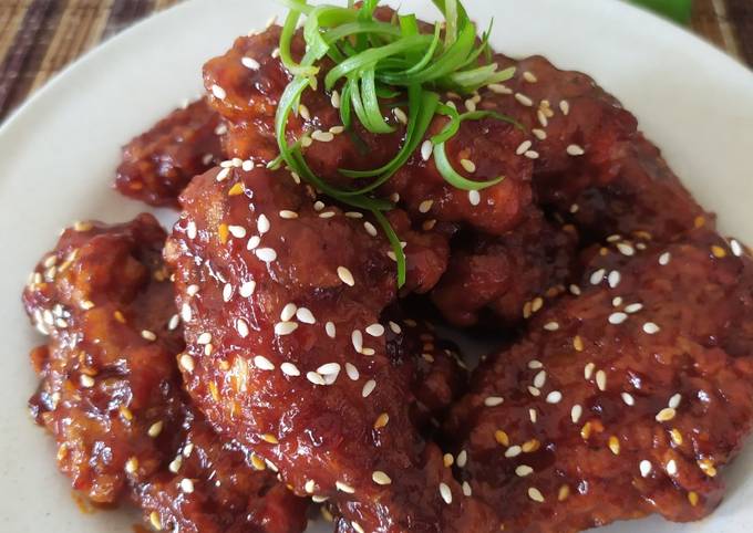 Sweet, Sour and Spicy Korean Fried Chicken