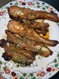Entrecosto de porco (com osso) fritas