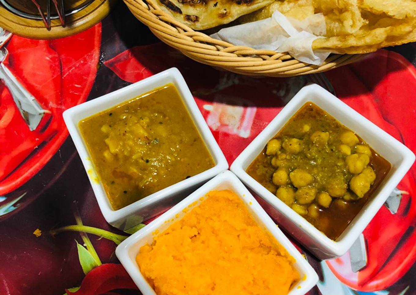 Desi halwa poori